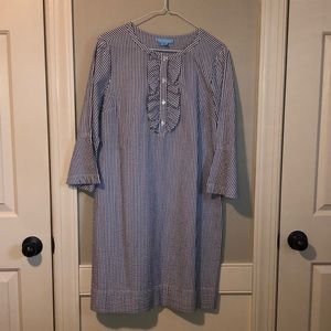 Draper James seersucker dress size 10